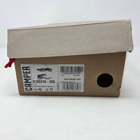 CAMPER TWINS TWS BLACK OLIVE BLUE LEATHER DERBY DUAL COLOR SHOES MENS 12 NEW - Picture 10 of 10